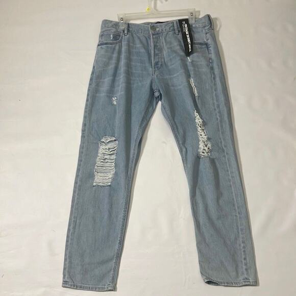 EXPRESS VINTAGE SKINNY ANKLE HIGH RISE DISTRESSED JEANS SIZE 12 - Picture 1 of 9